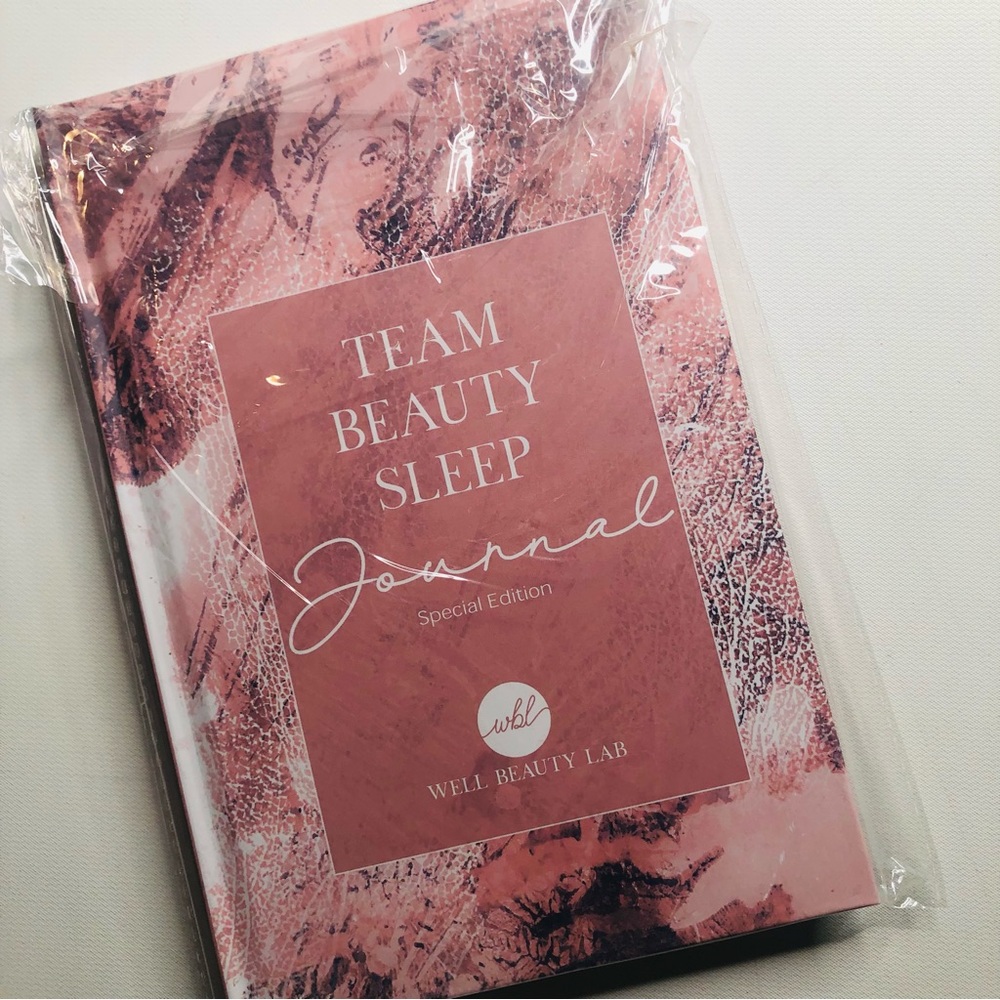 Team Beauty Sleep Journal Special Edition, Hardcover Diary By Well Beauty Lab